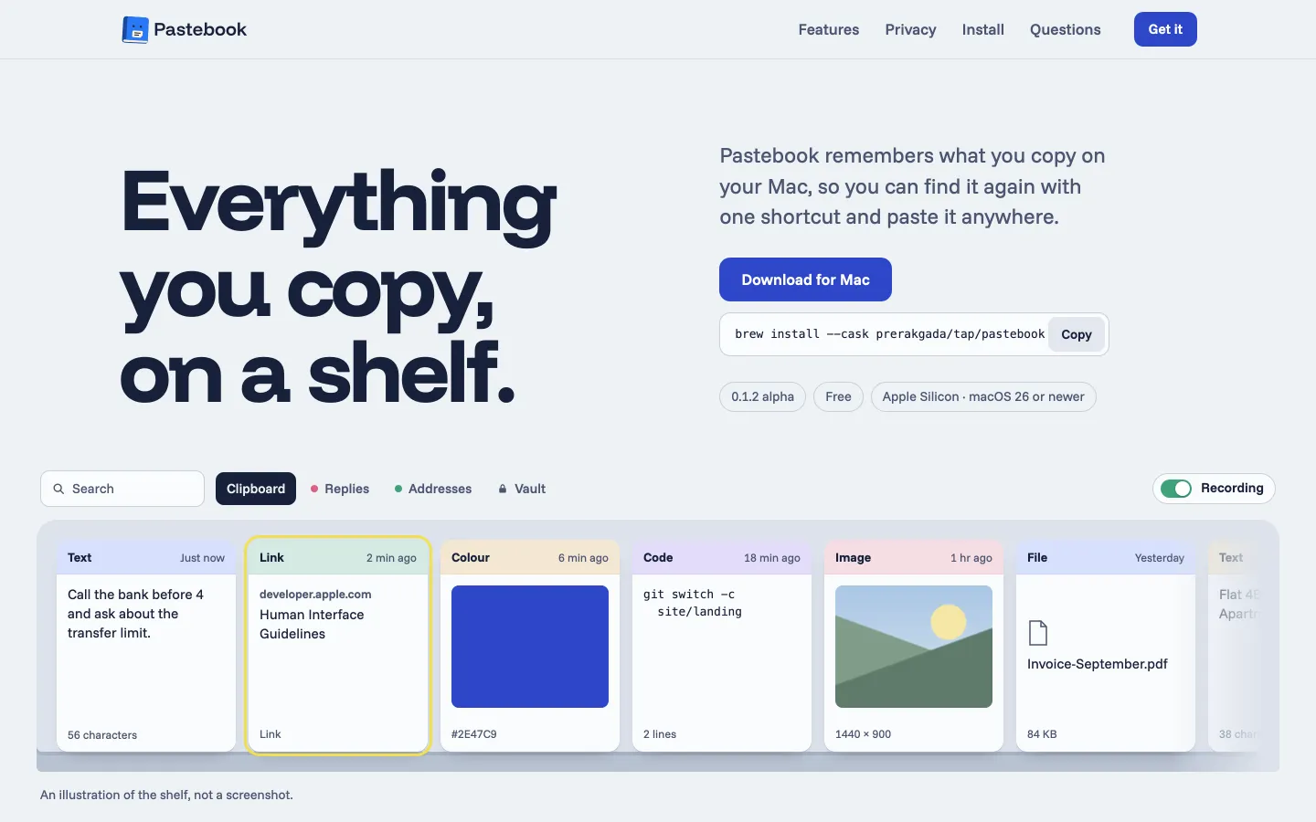 Pastebook website
